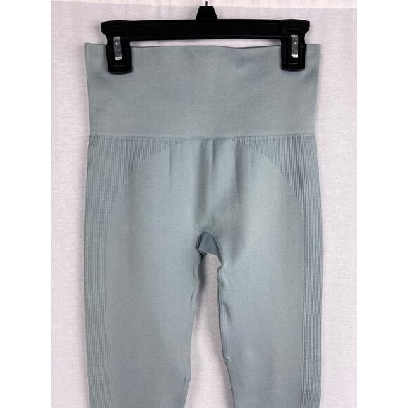 Set Active Leggings Scluptflex Seamless Rain Blue Workout Athletic Running Gym - Picture 3 of 7